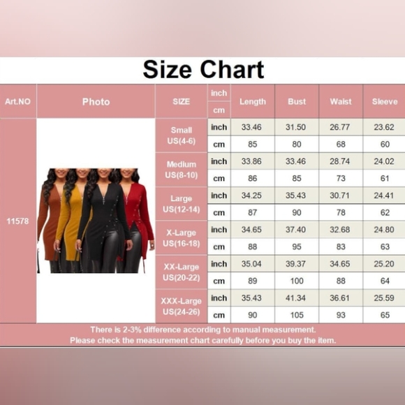 Women's Long Sleeve Top - Picture 3 of 3